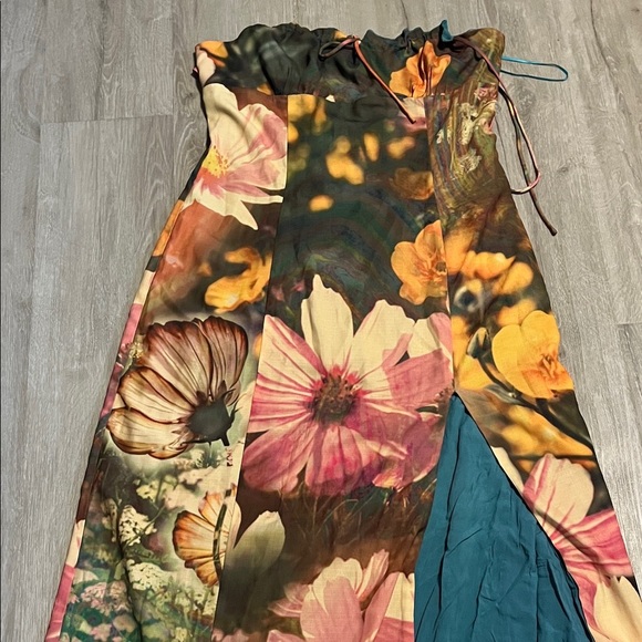 Urban Outfitters Strapless Floral Dress - Multicolor - Picture 1 of 5